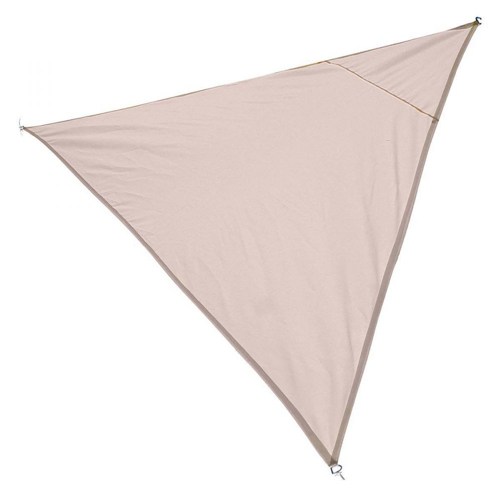 voile d'ombrage 3.6x3.6x3.6 m beige (GiFi-IDH-9VDOMB360BEIX224106X)