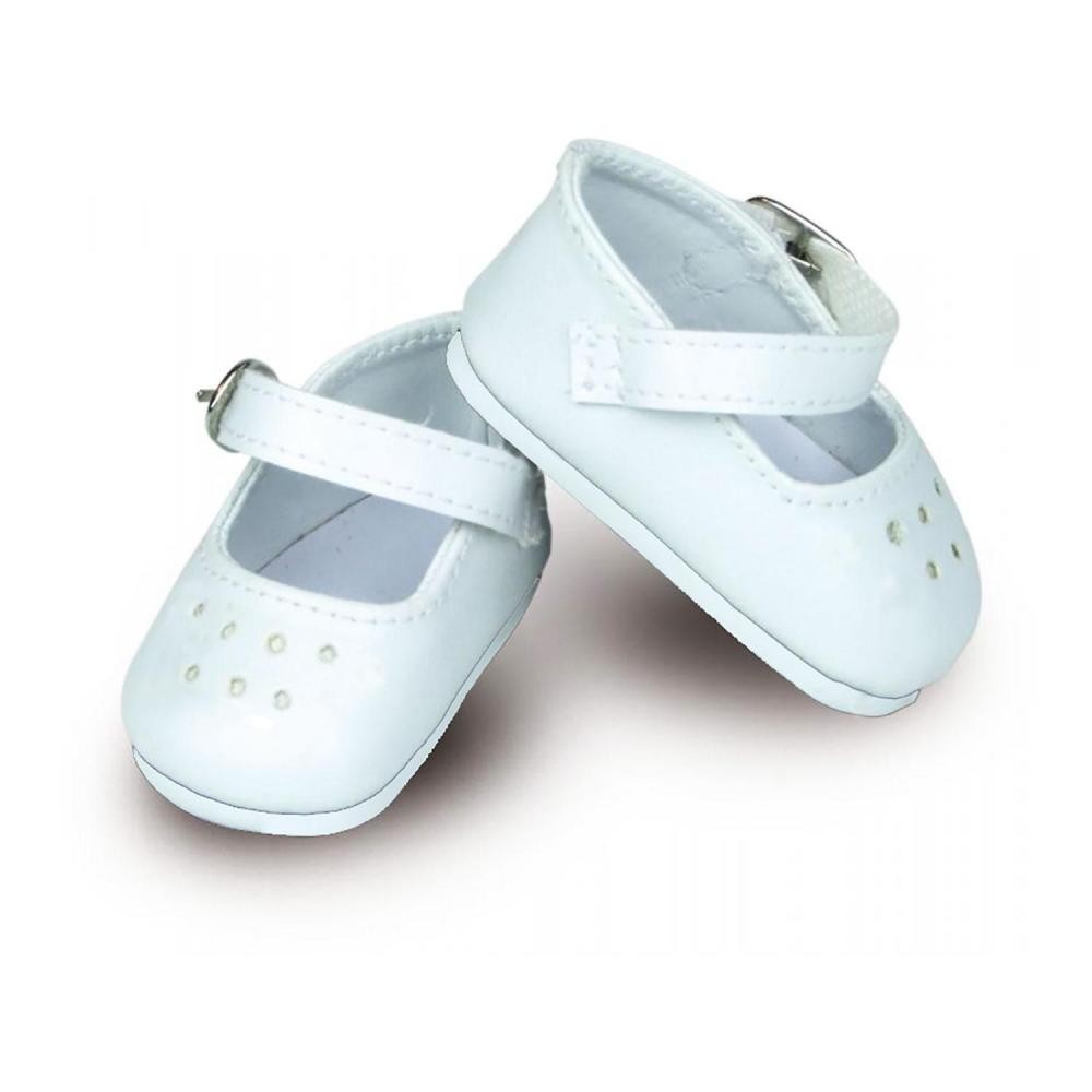 chaussures ballerines à bride coloris blanc (GiFi-AVE-AVDJ-148875)
