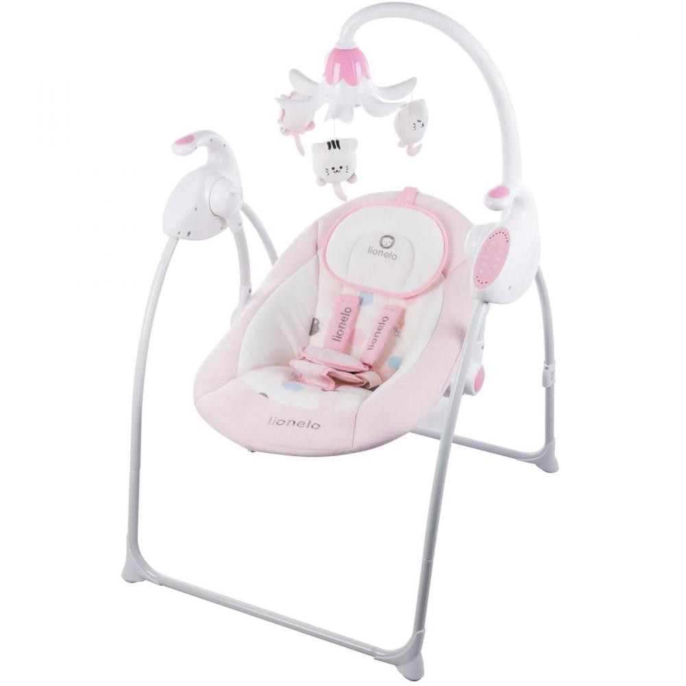 robin balancelle motorisée pour bébé de 0 à 12 kg rose (GiFi-MON-433_871)