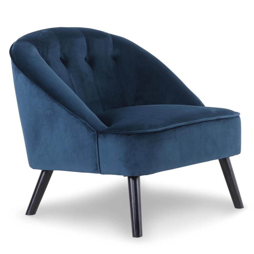 fauteuil ioan velours bleu (GiFi-MEN-qh8922v163blue)