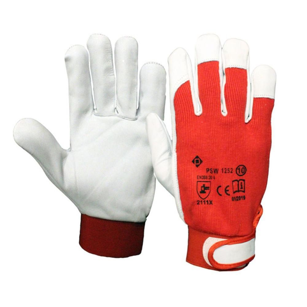 riga gants de manutention cuir jersey fermeture velcro t.10 (GiFi-MON-840)