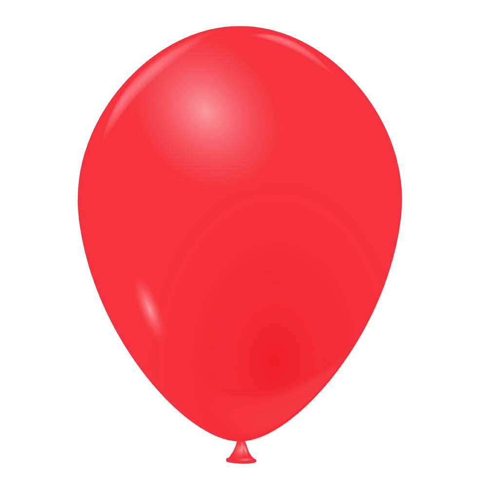 ballon de baudruche uni rouge x10 (GiFi-325528X)