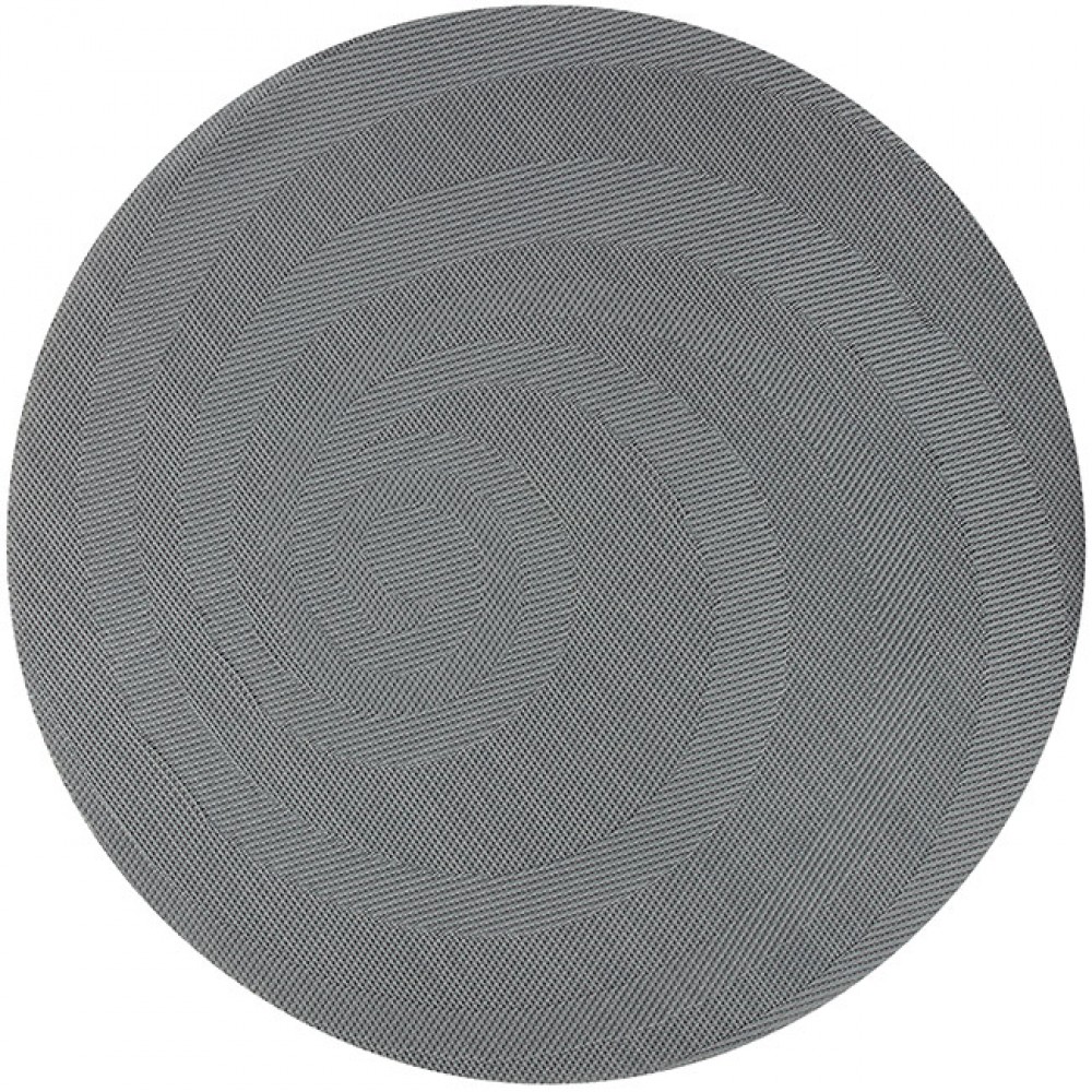 set de table tressé rond gris (GiFi-330438X)