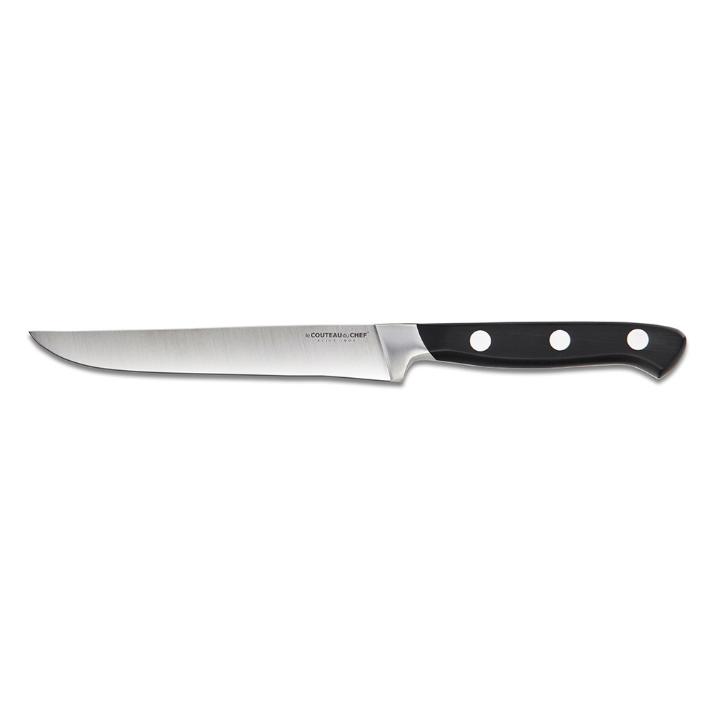 couteau à steak forgé acier carbone lame 12 cm (GiFi-341274X)
