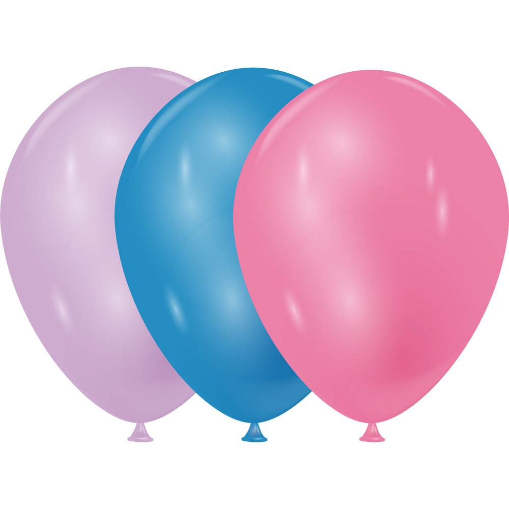 ballon de baudruche nacré multicolore x20 (GiFi-368452X)