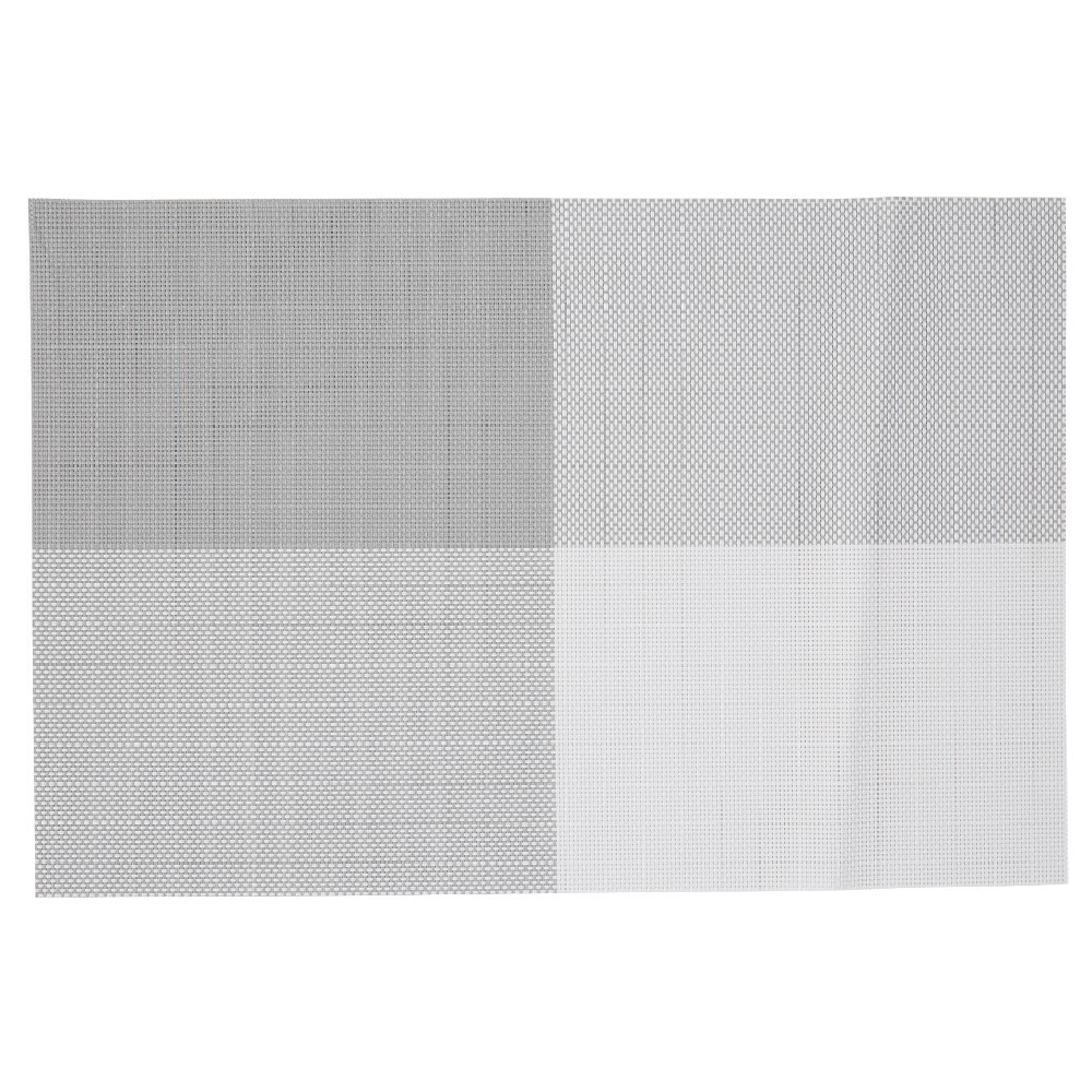 set de table blanc et gris (GiFi-371057X)