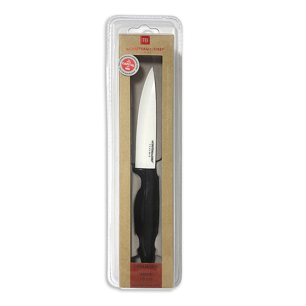 couteau à steak lame céramique (GiFi-373332X)
