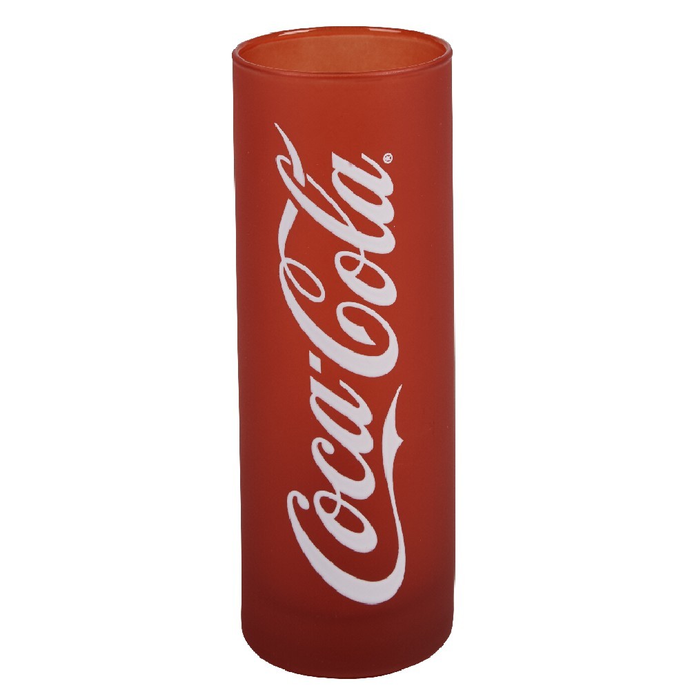 verre coca-cola tube frozen rouge et blanc 27 cl (GiFi-404664X)