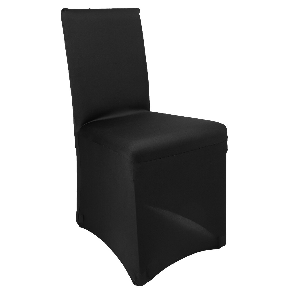 housse de chaise uni noir (GiFi-410029X)