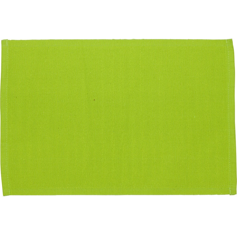 set de table rectangulaire en coton uni vert (GiFi-411312X)
