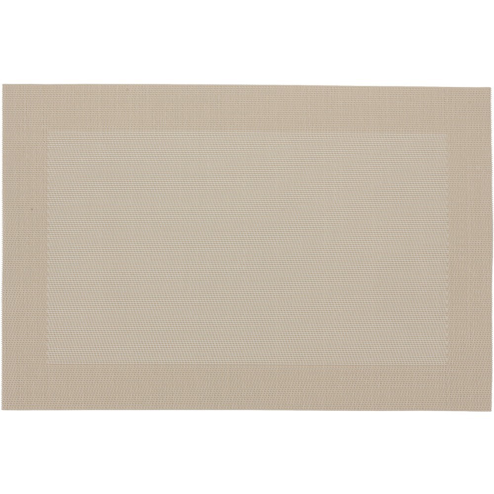 set de table rectangulaire pvc beige (GiFi-411405X)