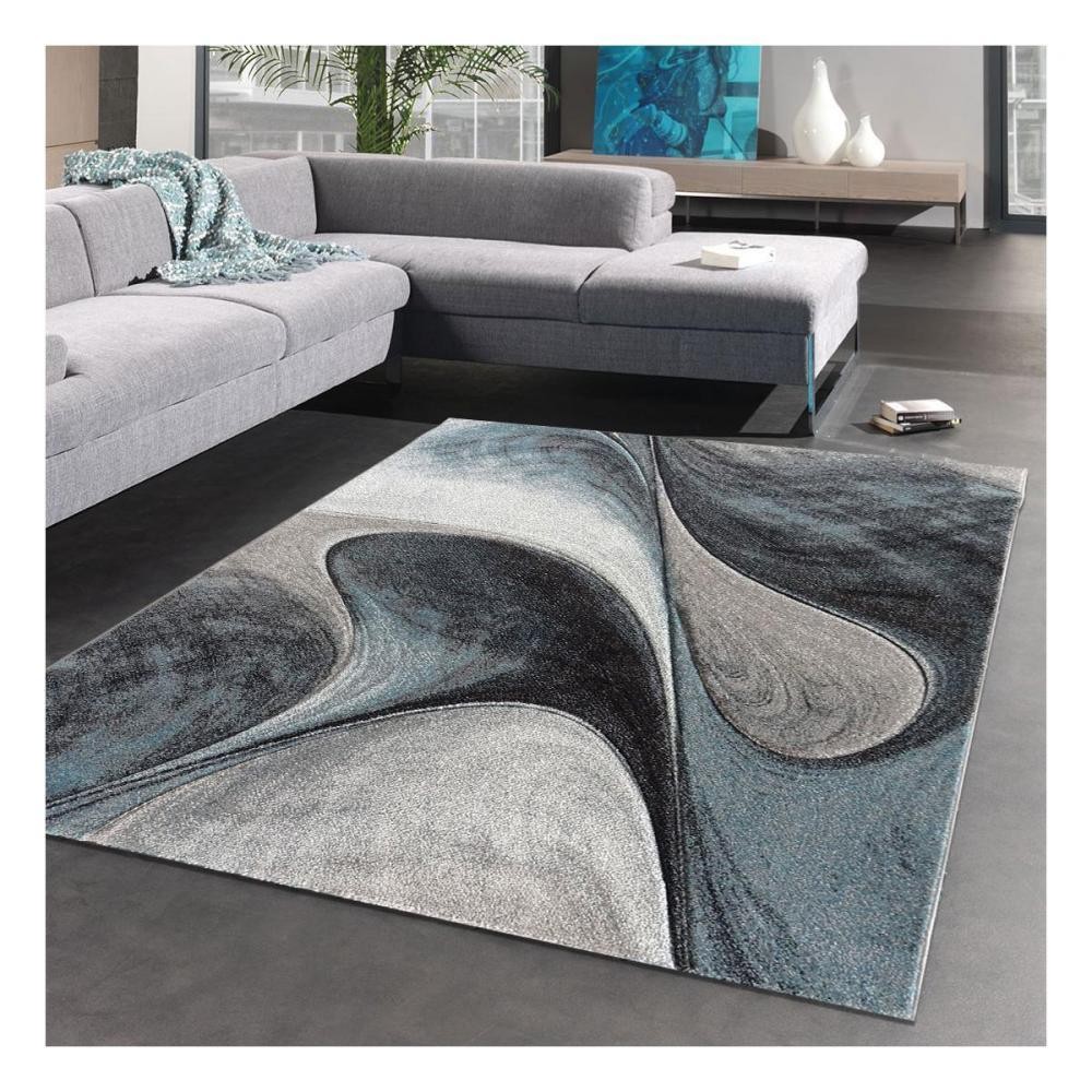 tapis moderne madila polypropylène frisée fabriqué en europe - 120x170 cm (GiFi-UNA-TAPIS001937-120x170)