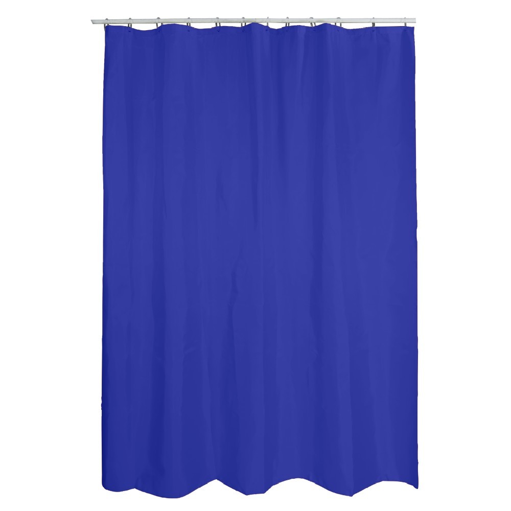 rideau de douche uni bleu (GiFi-478752X)