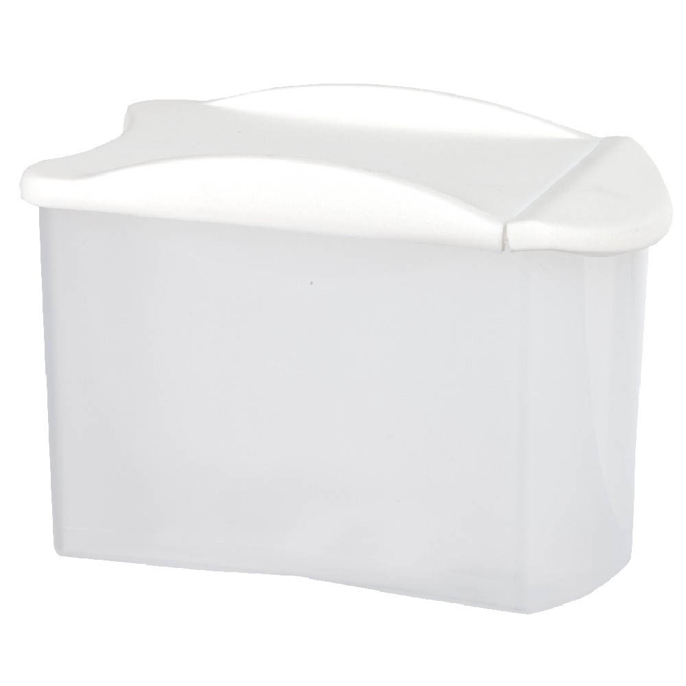 boîte alimentaire empilable transparente et blanche 0,8 l (GiFi-499591X)