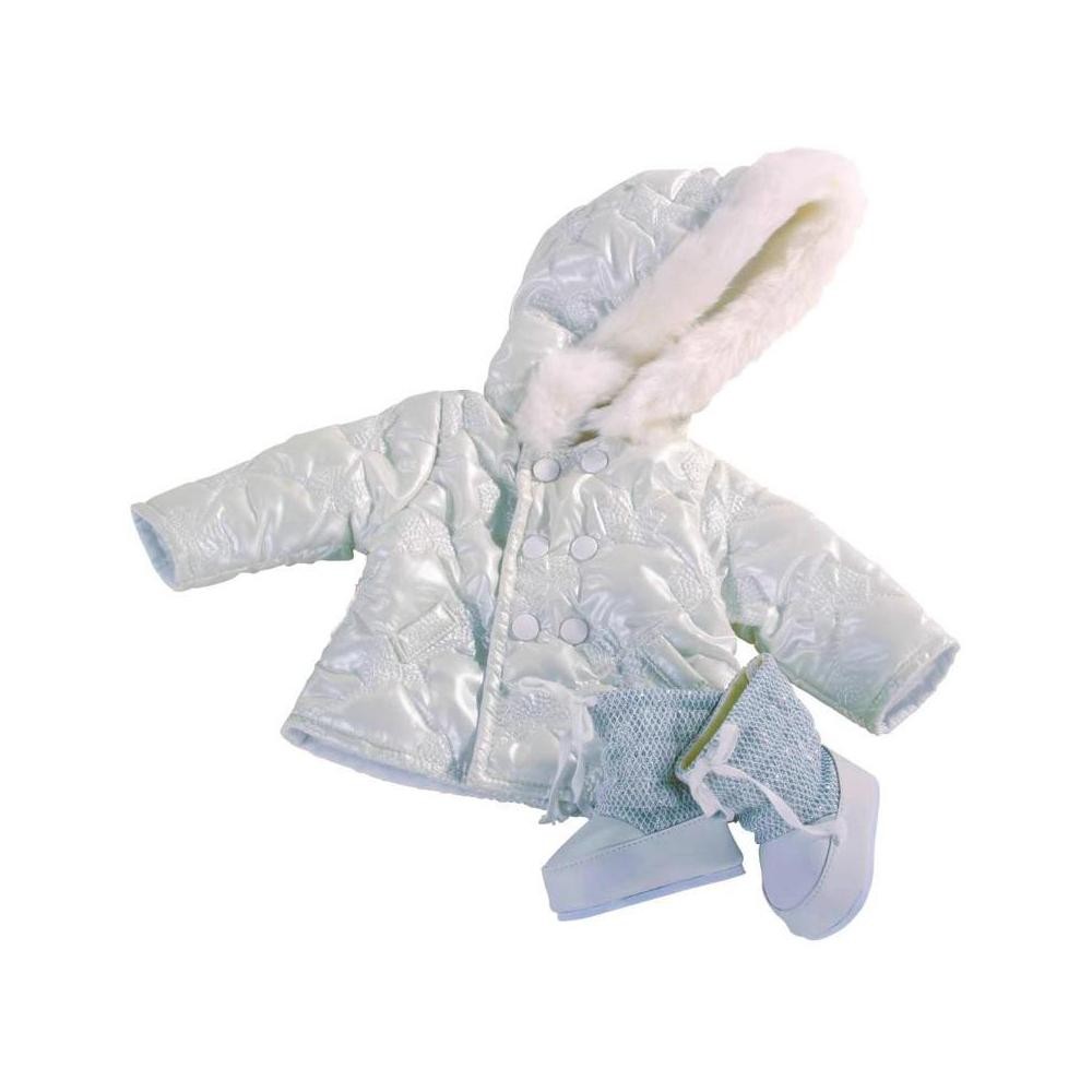 vêtements pour poupée de 45 à 50 cm : manteau et bottes (GiFi-AVE-AVDJ-119297)