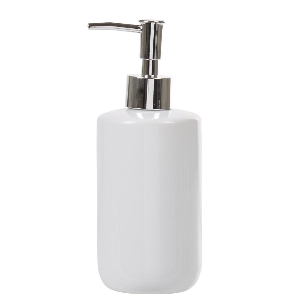distributeur de savon céramique blanc (GiFi-503096X)