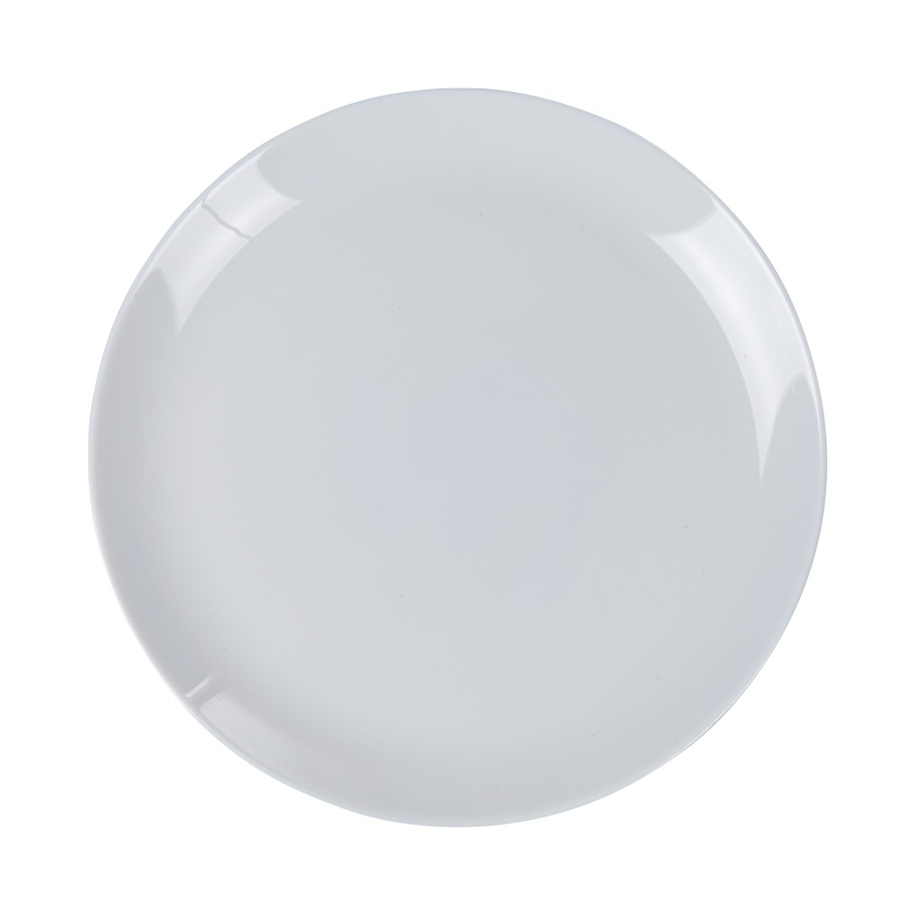 assiette plate ronde luminarc unie grise diwali (GiFi-514924X)