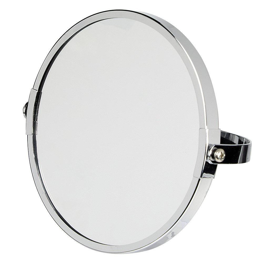 miroir rond à poser métal esprit rétro noir (GiFi-515275X)