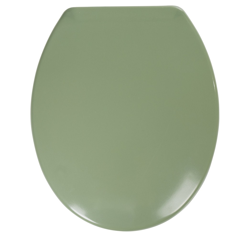 abattant wc plastique duroplast vert foncé  frein de chute (GiFi-516794X)