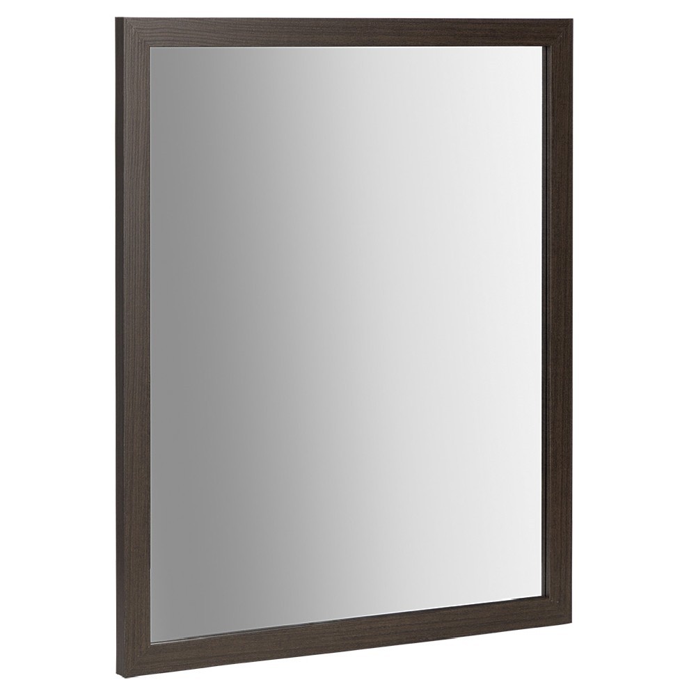 miroir rectangulaire effet bois foncé (GiFi-529306X)