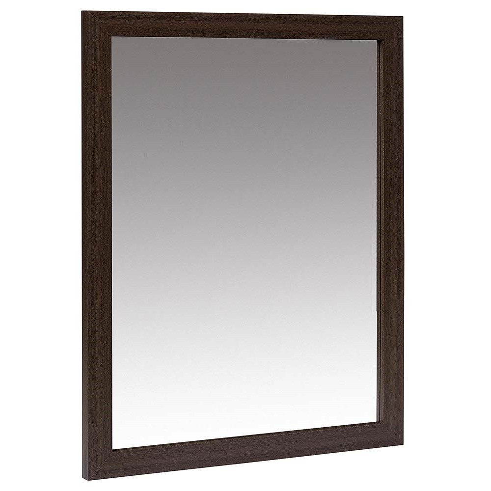 miroir rectangulaire effet bois foncé (GiFi-529308X)