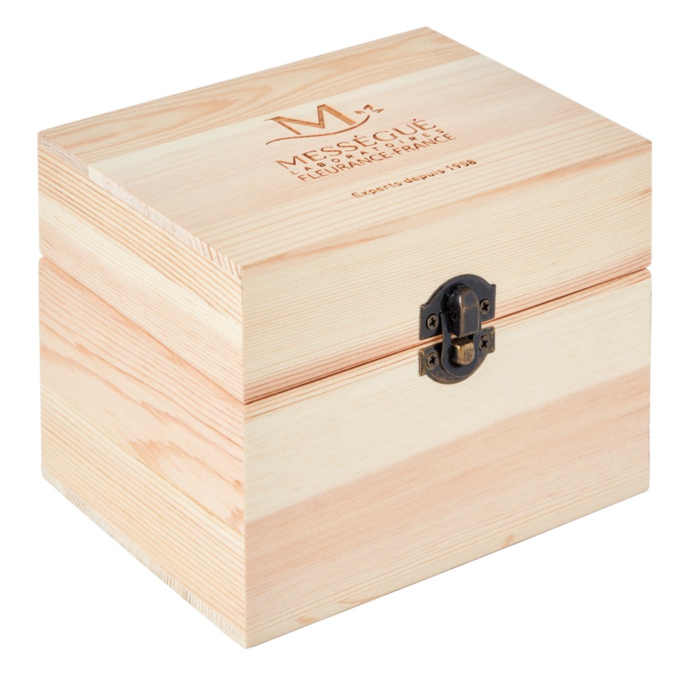 boîte de rangment pour huiles essentielles bois naturel (GiFi-532396X)