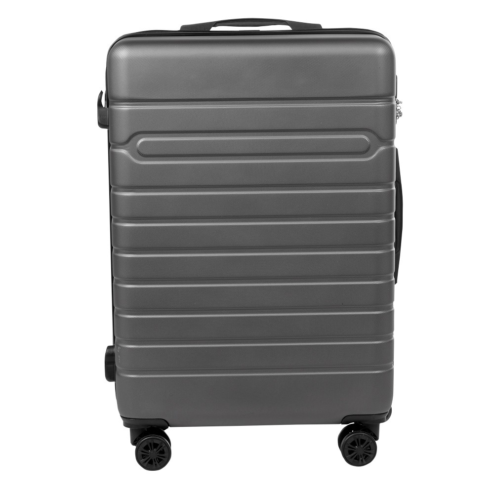 valise trolley rigide 4 roues gris l. 60 cm (GiFi-537514X)