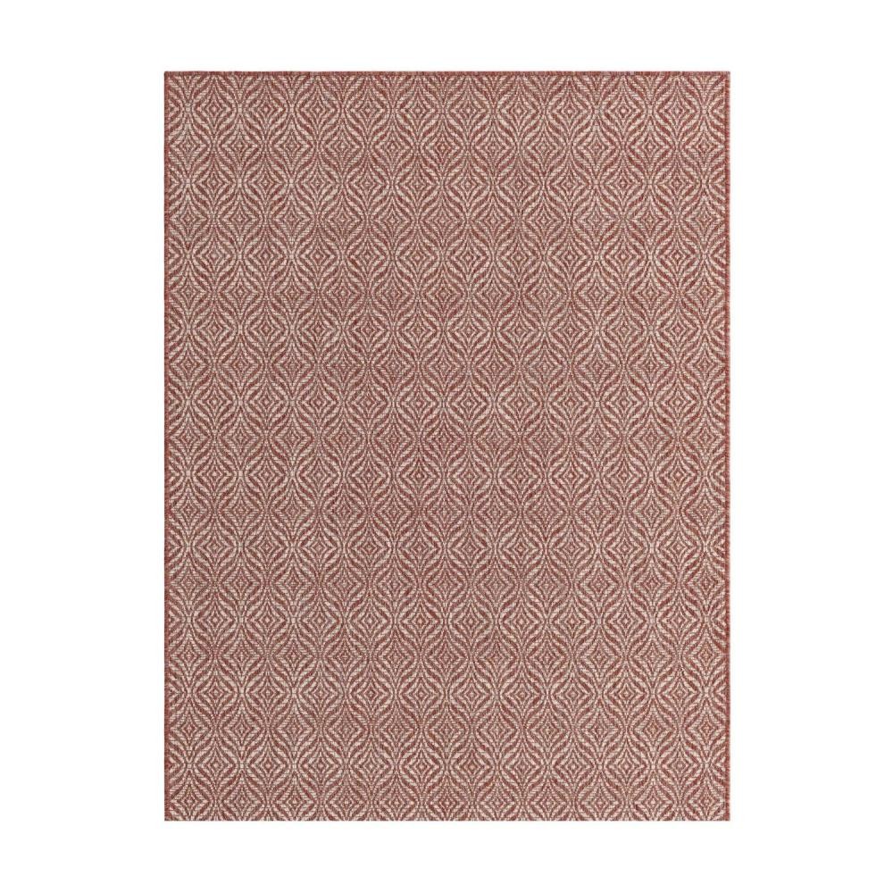 tapis extérieur - 160x230cm - rouge - 100% polypropylène - 192 000pts/m2 - monaco (GiFi-IMS-TPM-633-R4)