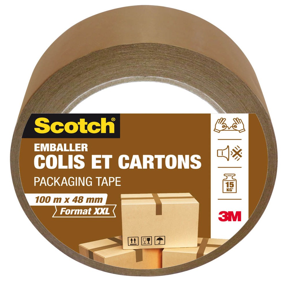 adhésif d'emballage scotch large pour colis et carton (GiFi-540106X)