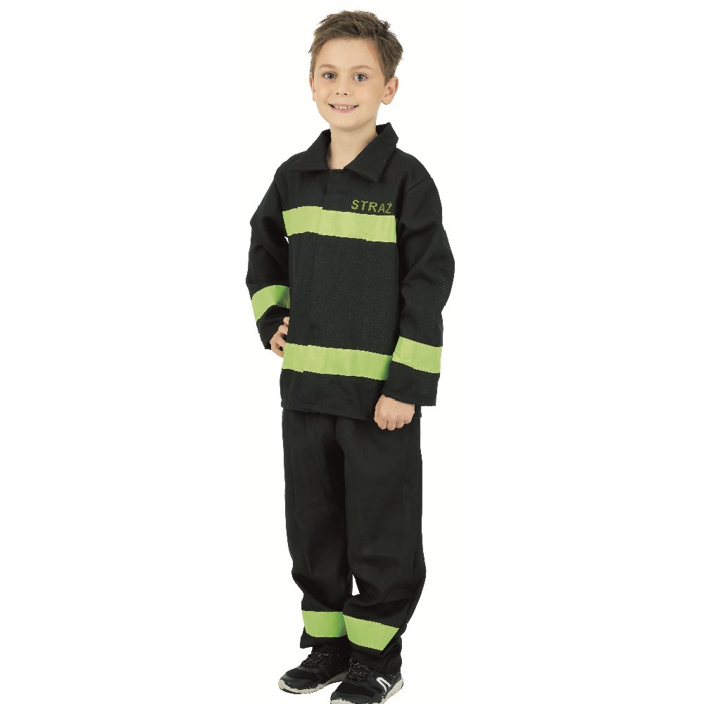 déguisement enfant pompier haut et pantalon 11/14 ans (GiFi-543140X)