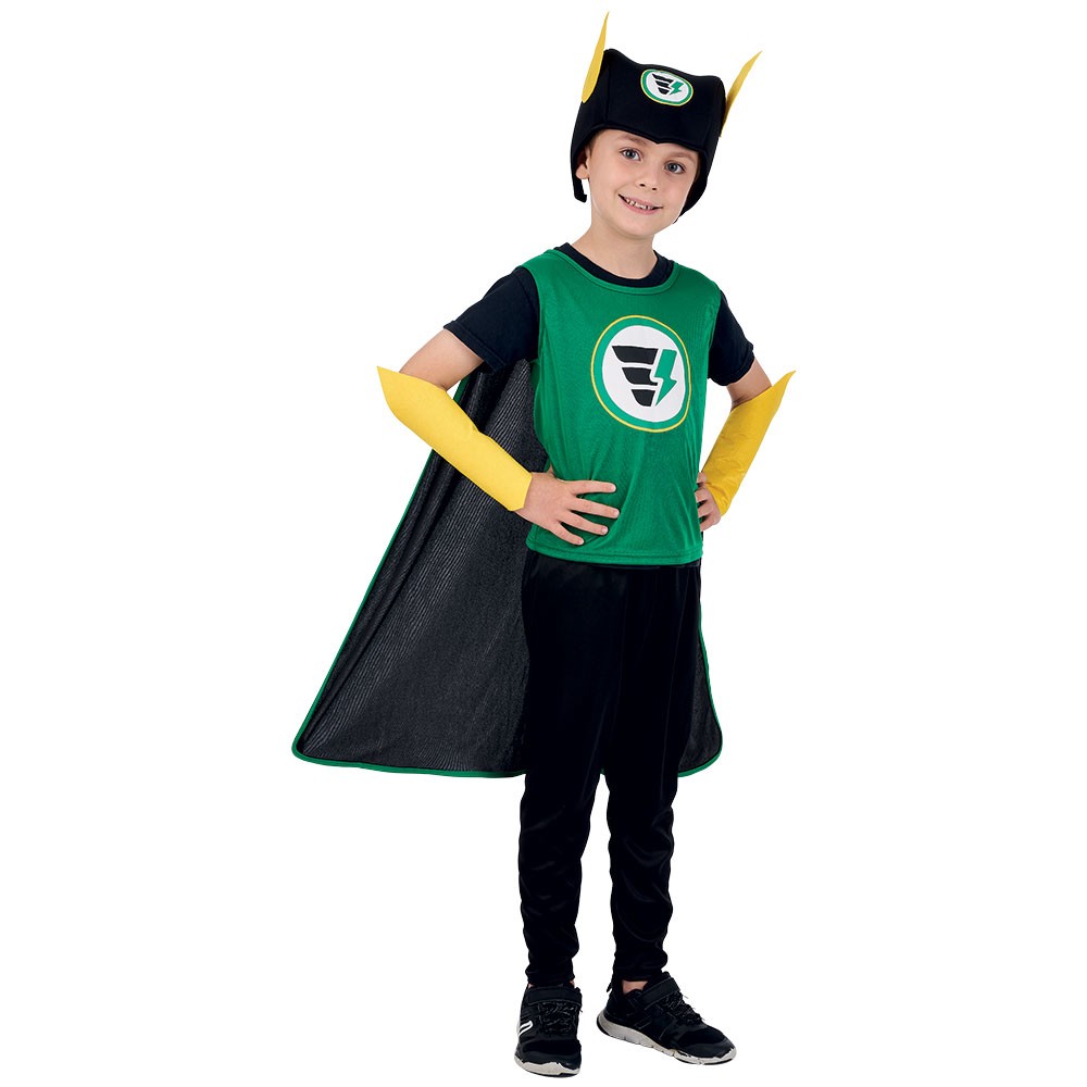 déguisement garçon super héro méchant bad boy 7/10 ans (GiFi-543220X)