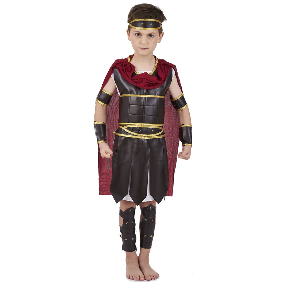 déguisement enfant soldat romain empereur 7/10 ans (GiFi-543317X)