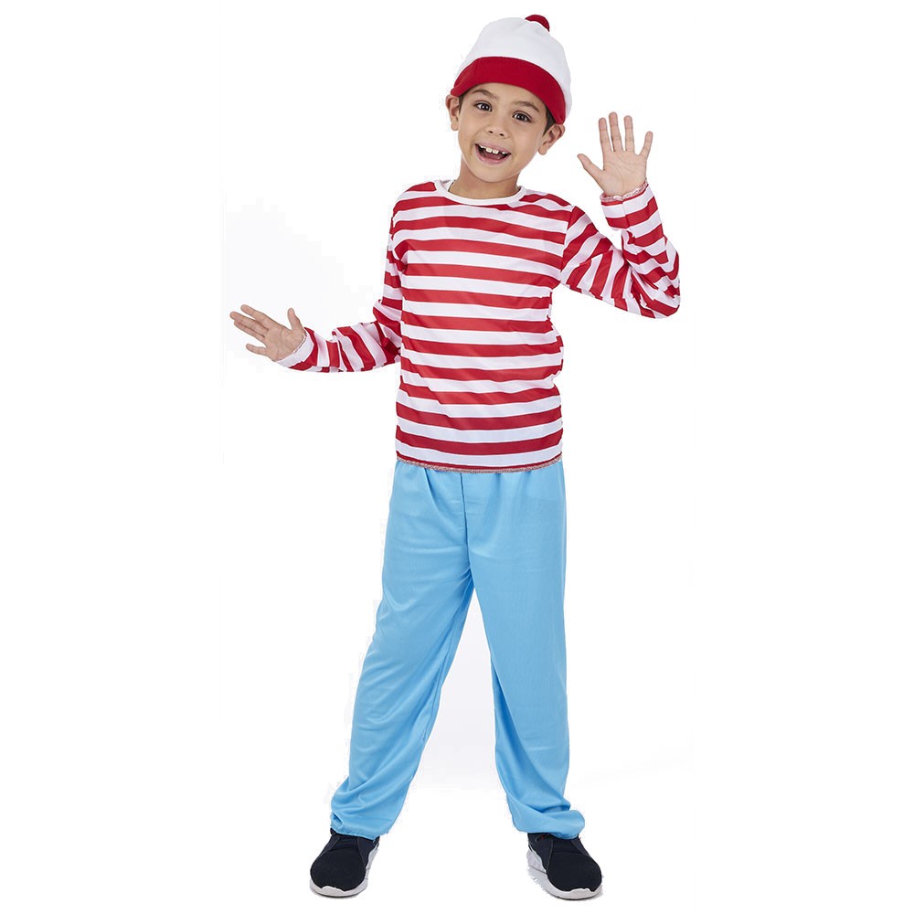 déguisement enfant charlie marinière rouge blanc 11/14 ans (GiFi-543399X)