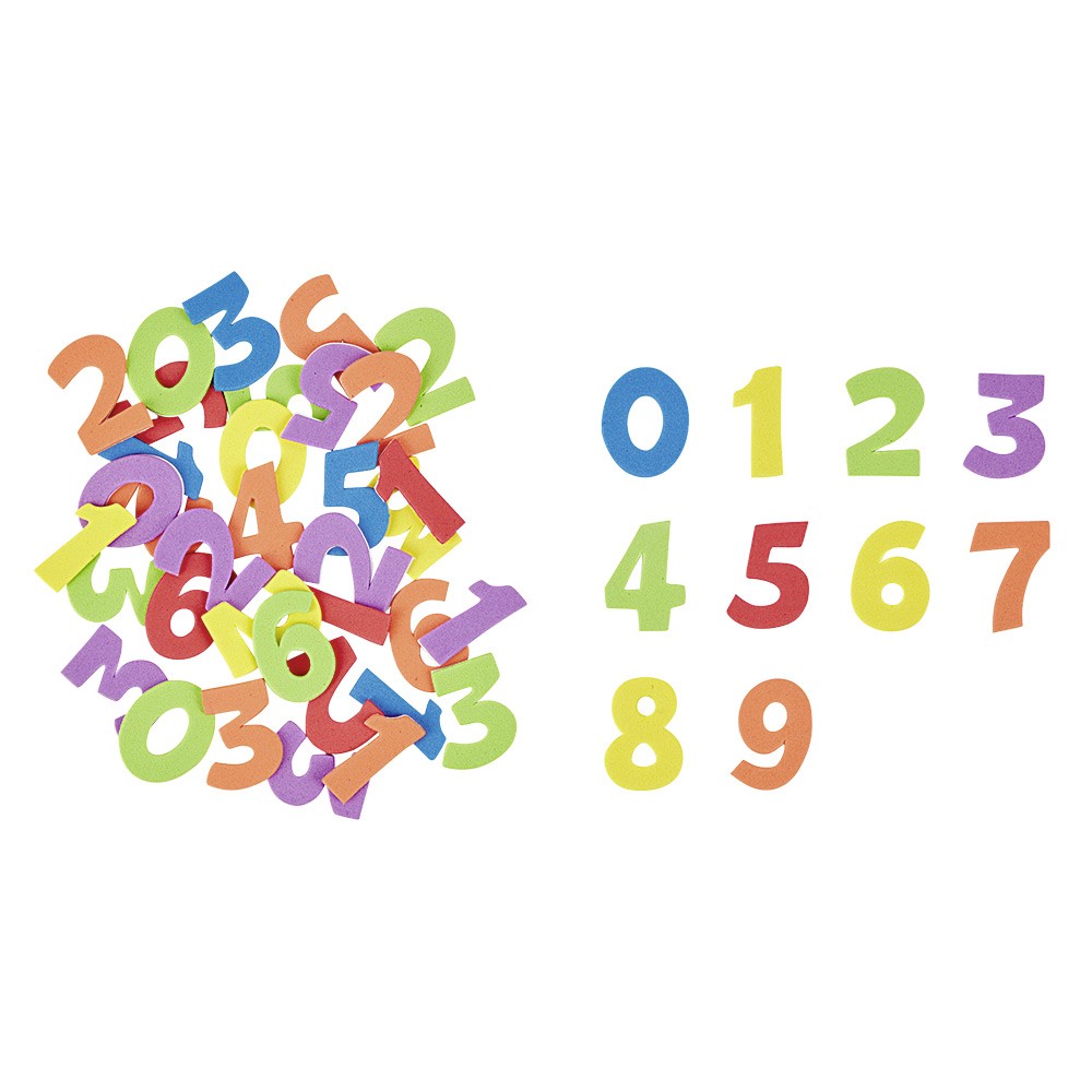baril créatif chiffres en mousse 360 pièces (GiFi-544478X)