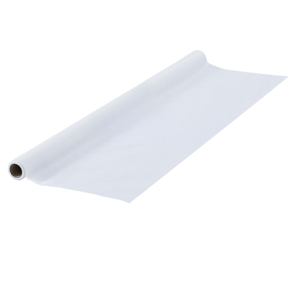 nappe en papier voie sèche effet tissu blanc 4 m (GiFi-547832X)