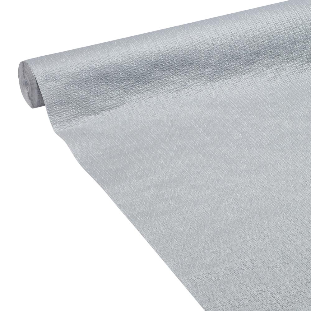 nappe gauffrée argentée en papier 20 m (GiFi-548251X)