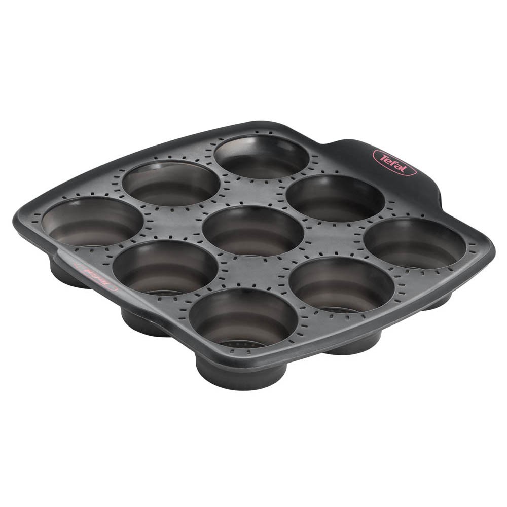 moule à muffins en silicone rétractable tefal 9 pièces (GiFi-548574X)