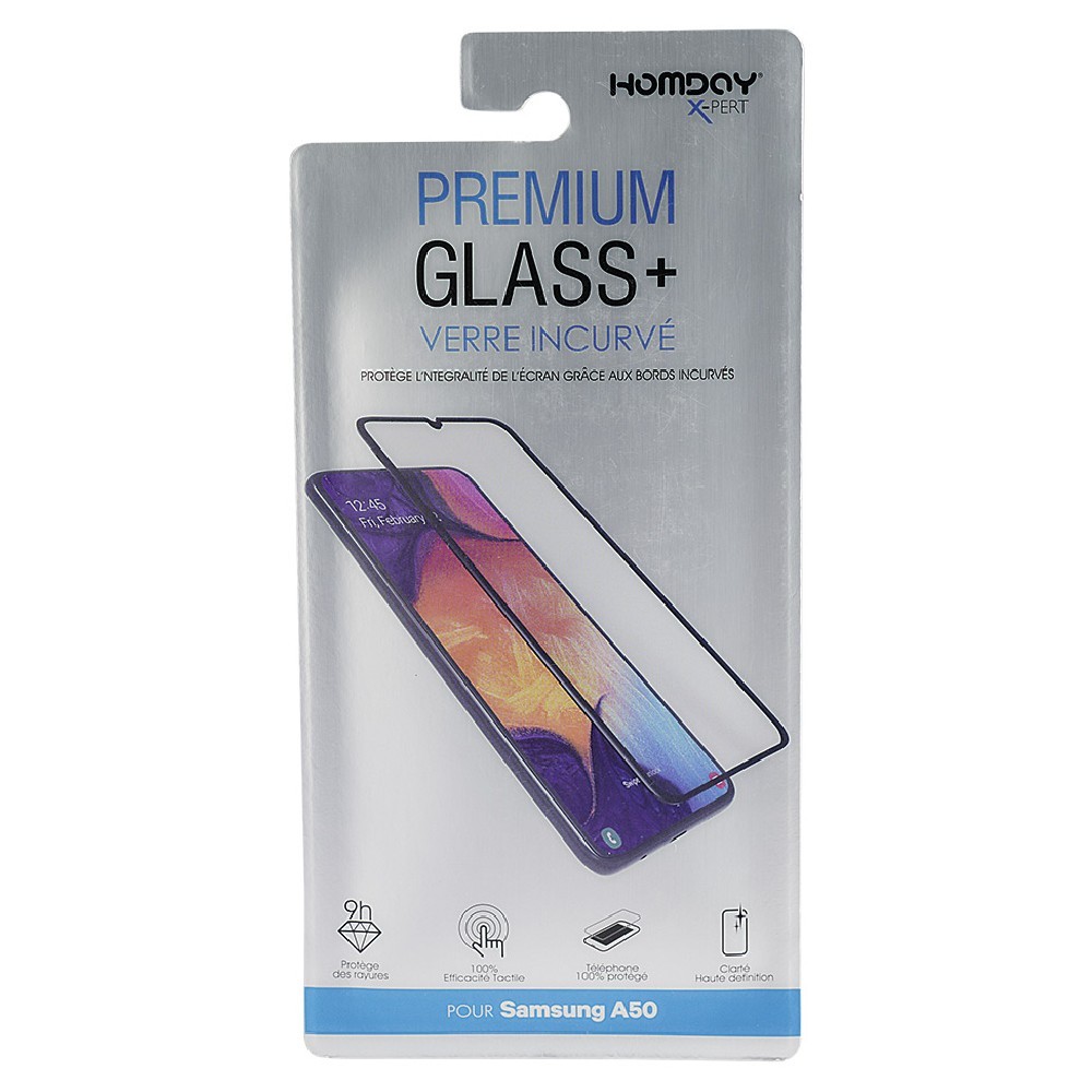 verre trempé incurvé pour samsung a50 transparent (GiFi-549013X)