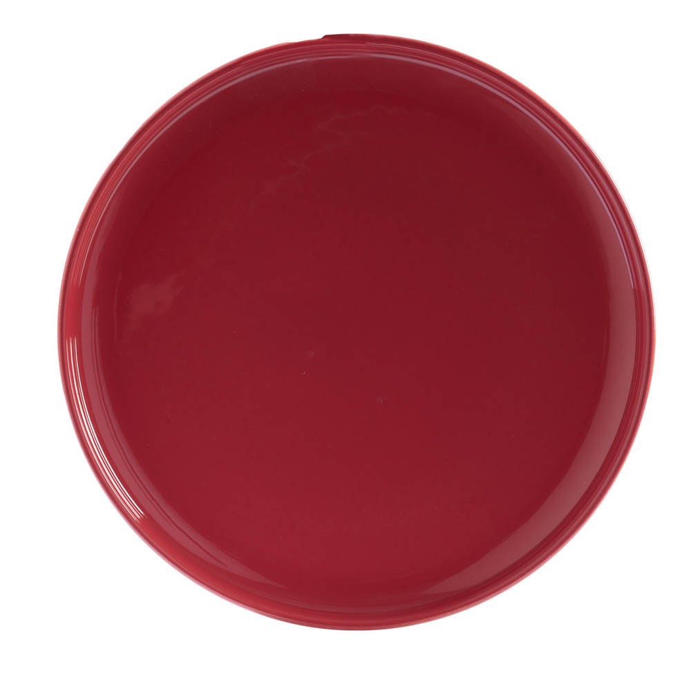 assiette plate ronde oslo rouge (GiFi-549600X)