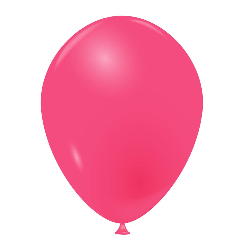 ballon de baudruche uni rose framboise x20 (GiFi-549698X)