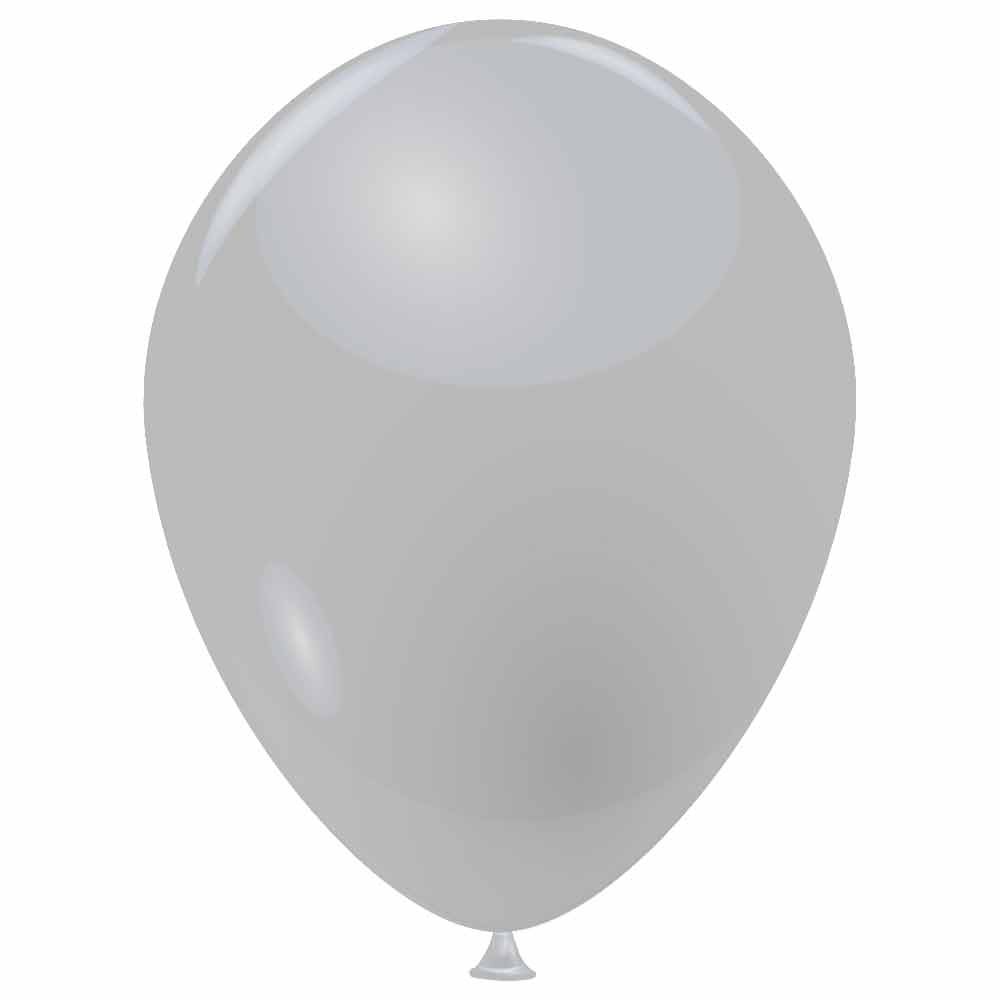 ballon gris en latex x 20 (GiFi-549775X)