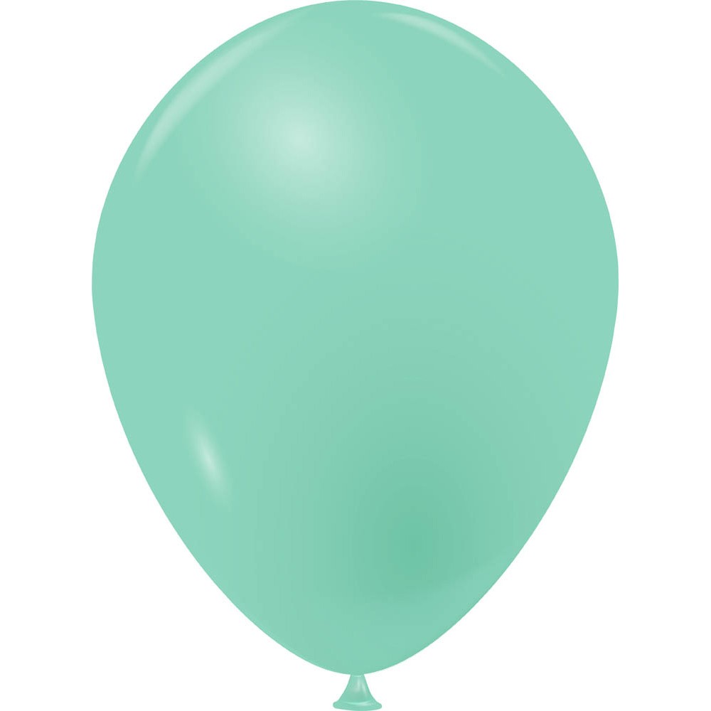 ballon de baudruche uni vert menthe x20 (GiFi-549777X)