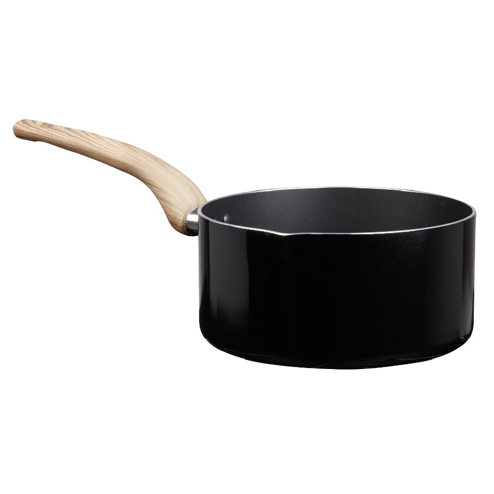 casserole noire manche effet bois Ø 20 (GiFi-550100X)
