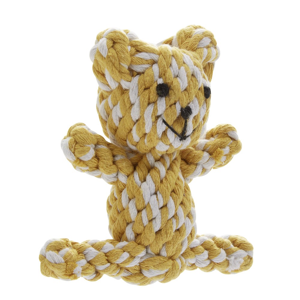 jouet pour chien ourson tressé (GiFi-551215X)
