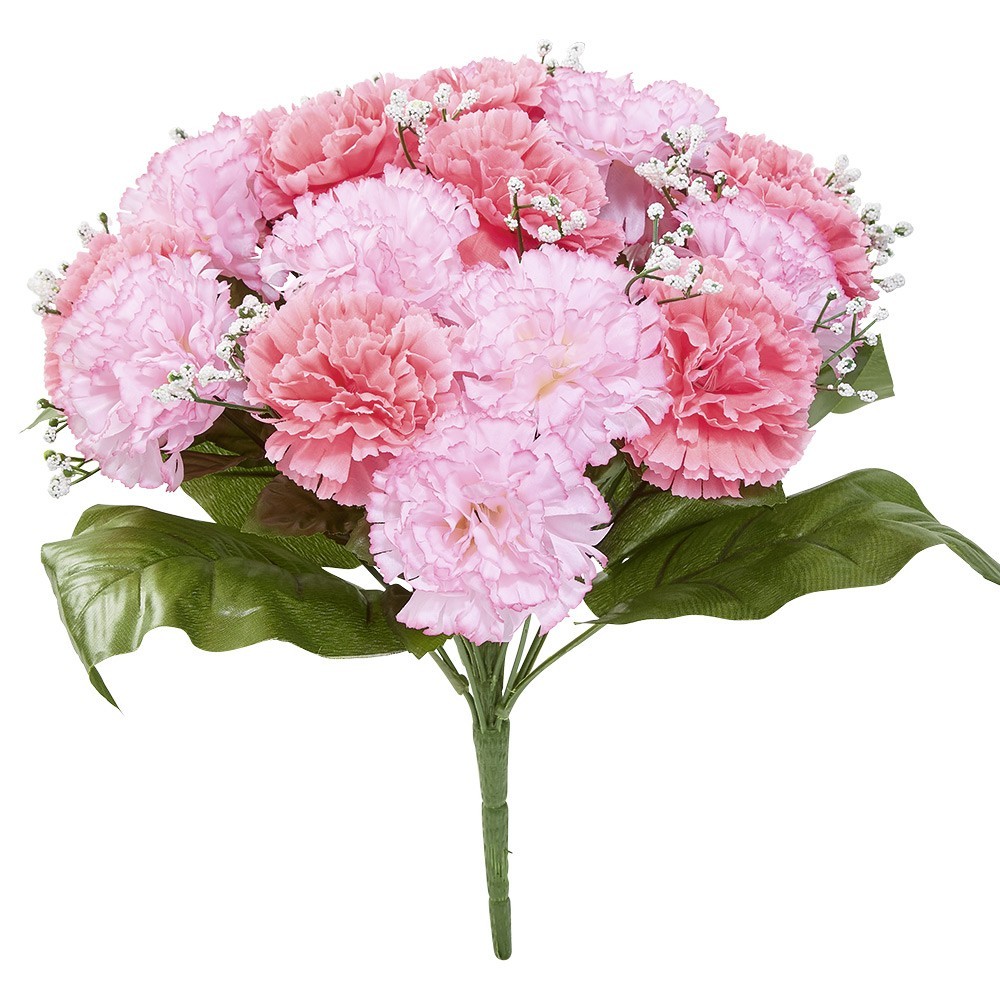 bouquet d'œillets et gypsophiles rose (GiFi-552971X)