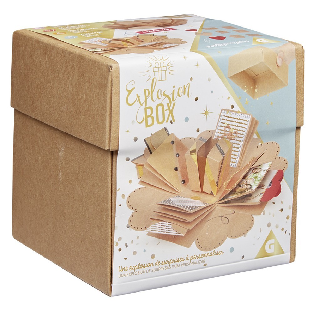 boîte d'emballage à personnaliser explosion box (GiFi-556870X)