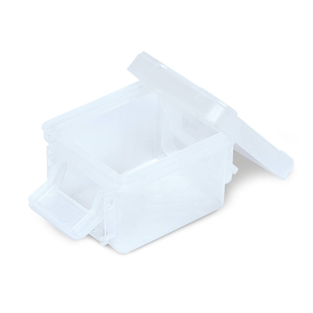 mini boîte en plastique transparent fermeture clips 0,30l x3 (GiFi-556973X)
