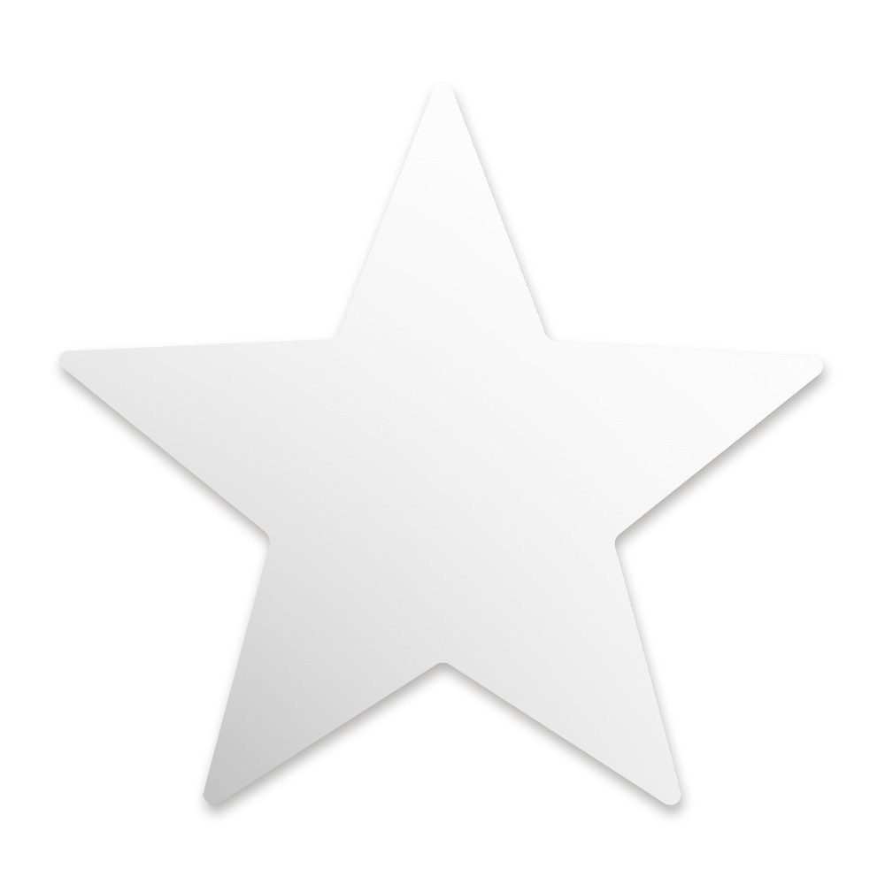 miroir sticker étoile x 3 (GiFi-557689X)