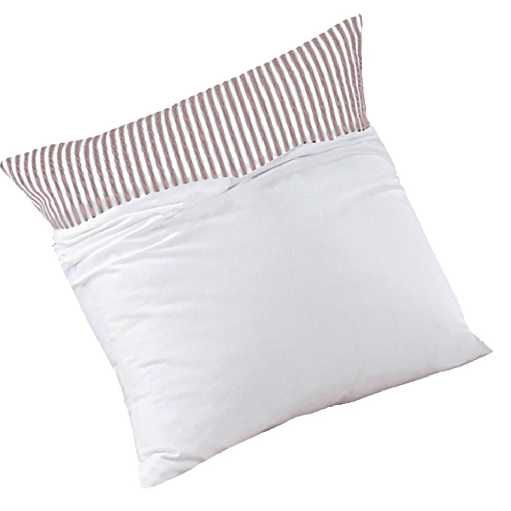 protège oreiller carré molleton blanc (GiFi-557933X)