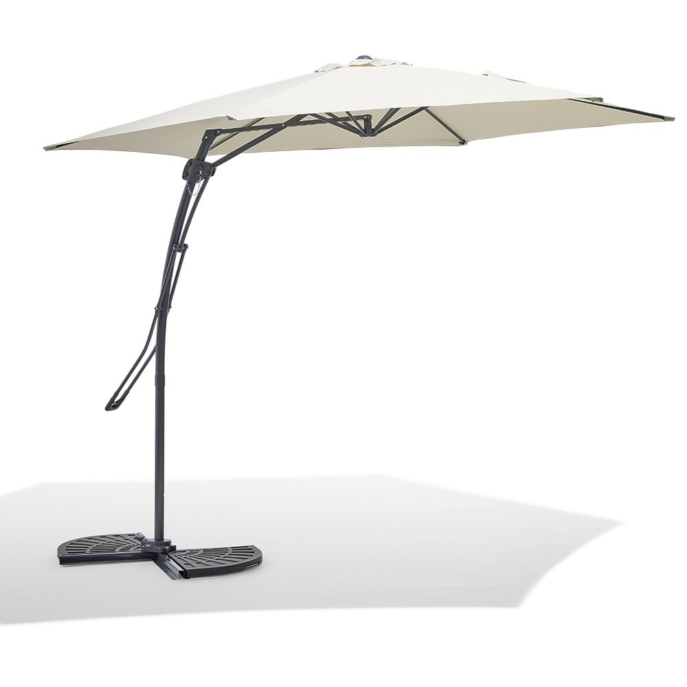 parasol déporté malaga taupe (GiFi-558058X)